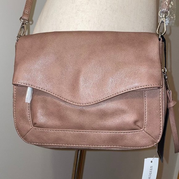 Moda Luxe Handbags - Moda Luxe - Ela Fold Over Crossbody